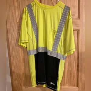 Construction Shirt. Neon Yellow. Tradesman.